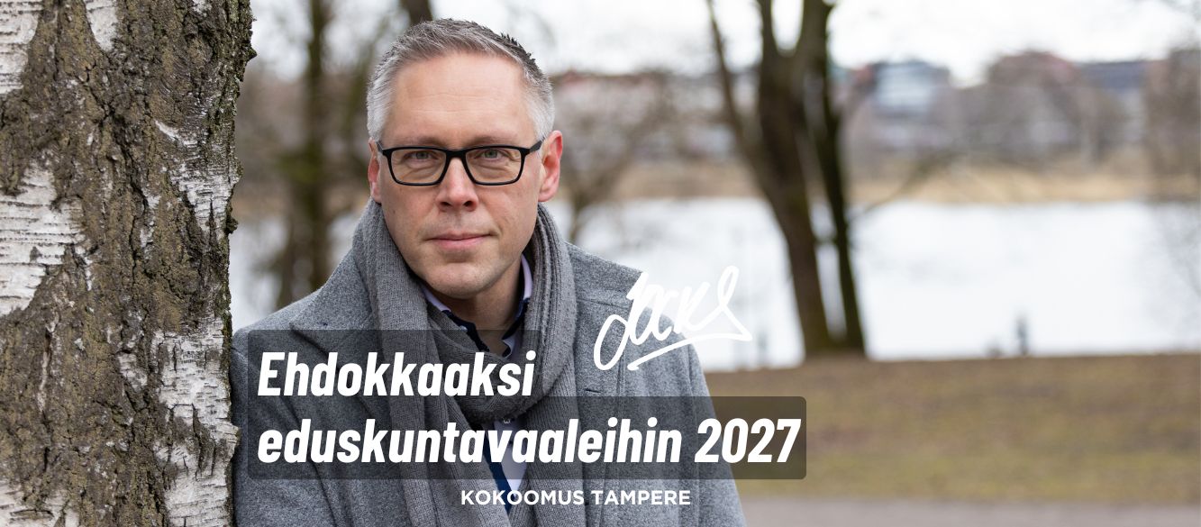 Jocka Träskbäck ehdokkaaksi eduskuntavaaleihin 2027 – Kokoomus Tampere ja Pirkanmaa