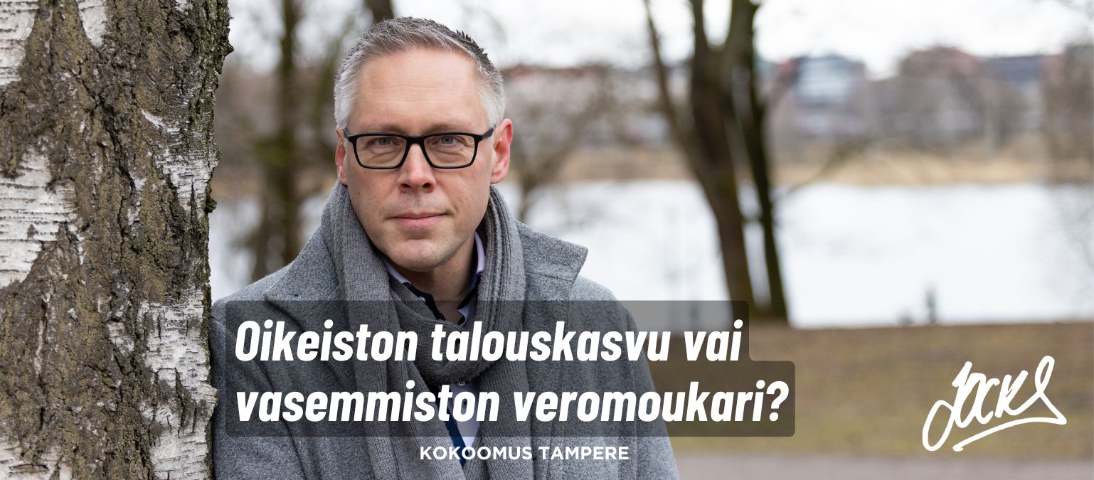 Oikeiston talouskasvu vai vasemmiston veromoukari?