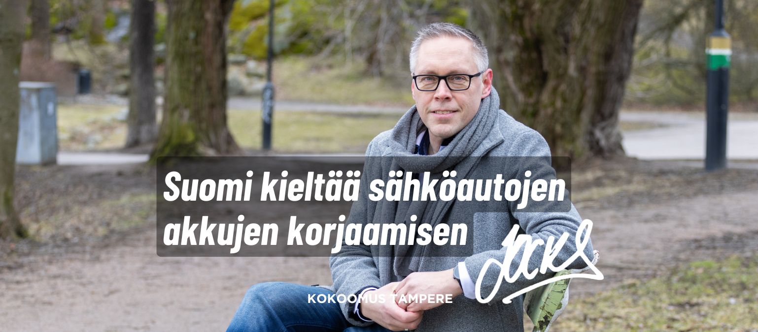 Suomi kieltää sähköautojen akkujen korjaamisen